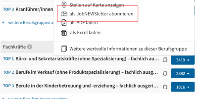 Der JobZENTRALE JobNEWSletter als Werkzeug für Beratung und Coaching.